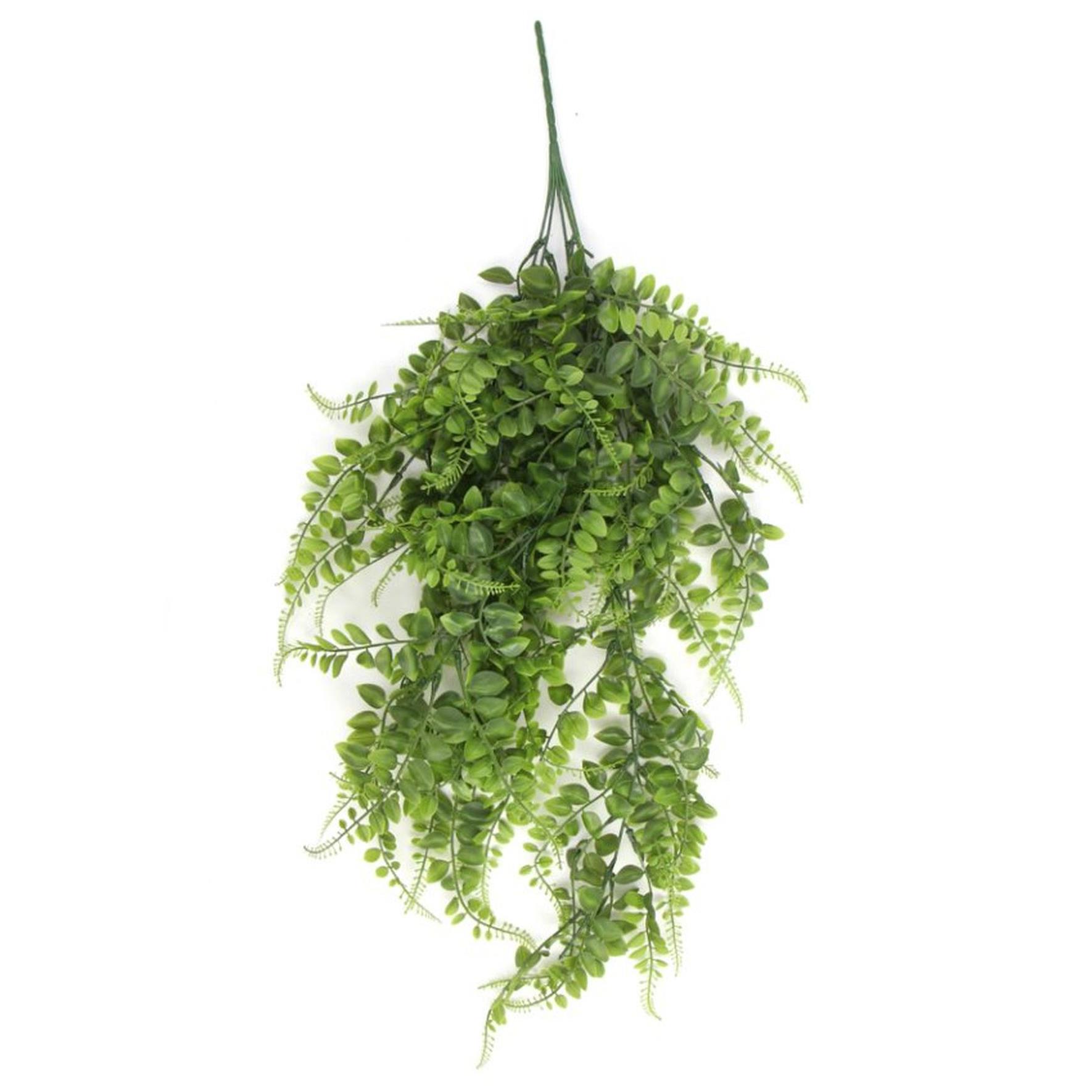 Hanging UV and Fire Resistant Artificial Green Pothos Plant 85cm