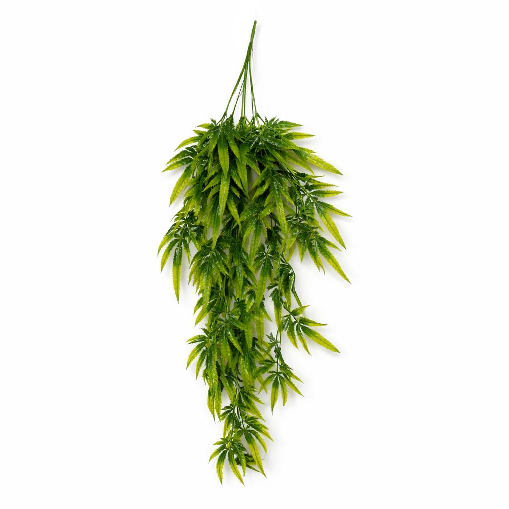 70cm Artificial Trailing Fern Leaf Plant Hanging Faux Greenery