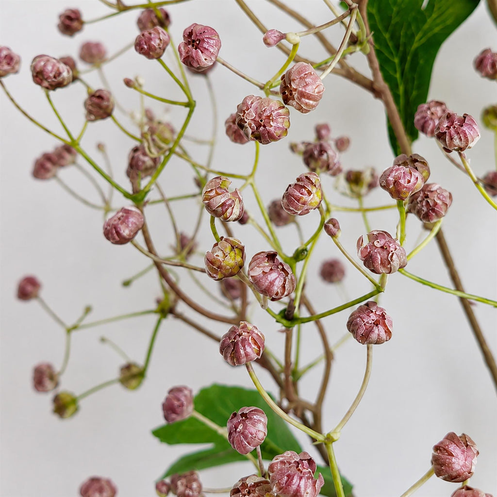 Pack of 6 x 86cm Artificial Dusky Pink Daphne Berry Sprays