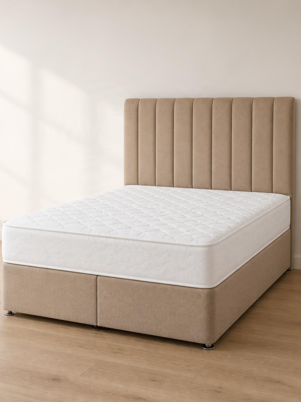 Albert Divan Set & 24" Headboard Package Deal – hero three-quarter view