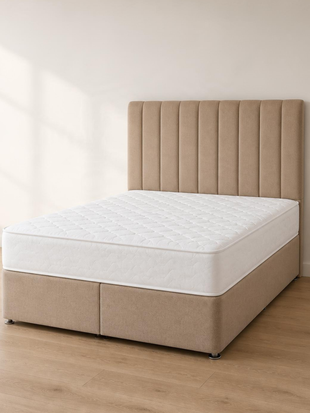 Albert Divan Set & 24" Headboard Package Deal – hero three-quarter view