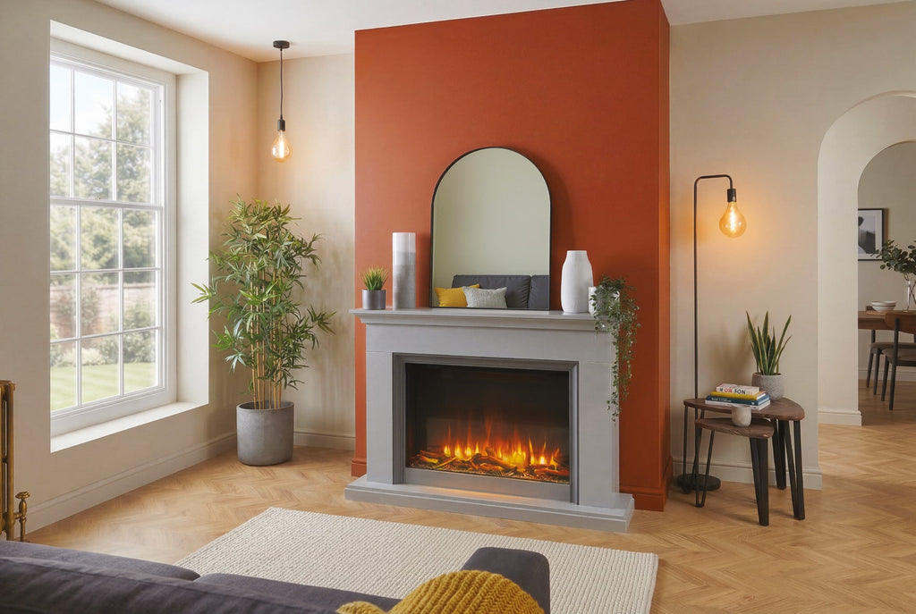 Katell Amalfi electric fireplace suite