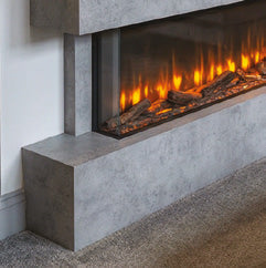 Katell Aprila media wall electric fireplace