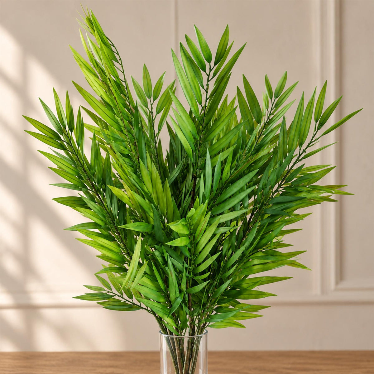 Pack of 6 x 85cm Bamboo Fern Stem styled in a room