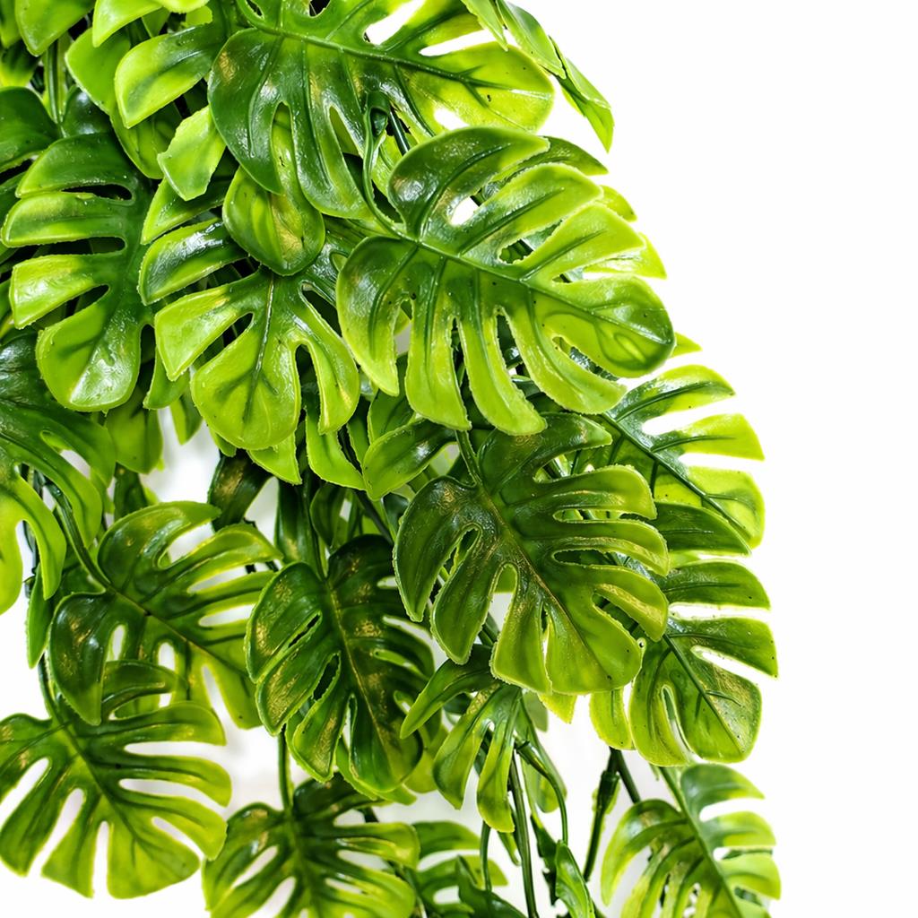 70cm Hanging Mini Monstera Leaf Plant