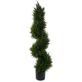 120cm Premium Artificial Spiral Cypress with pot