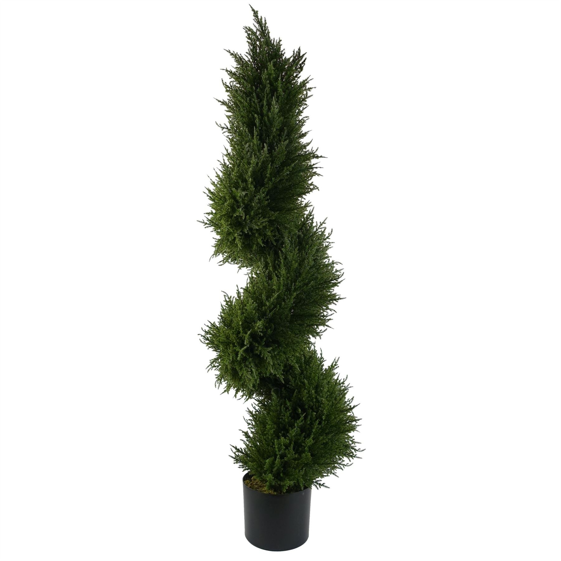 120cm Premium Artificial Spiral Cypress with pot