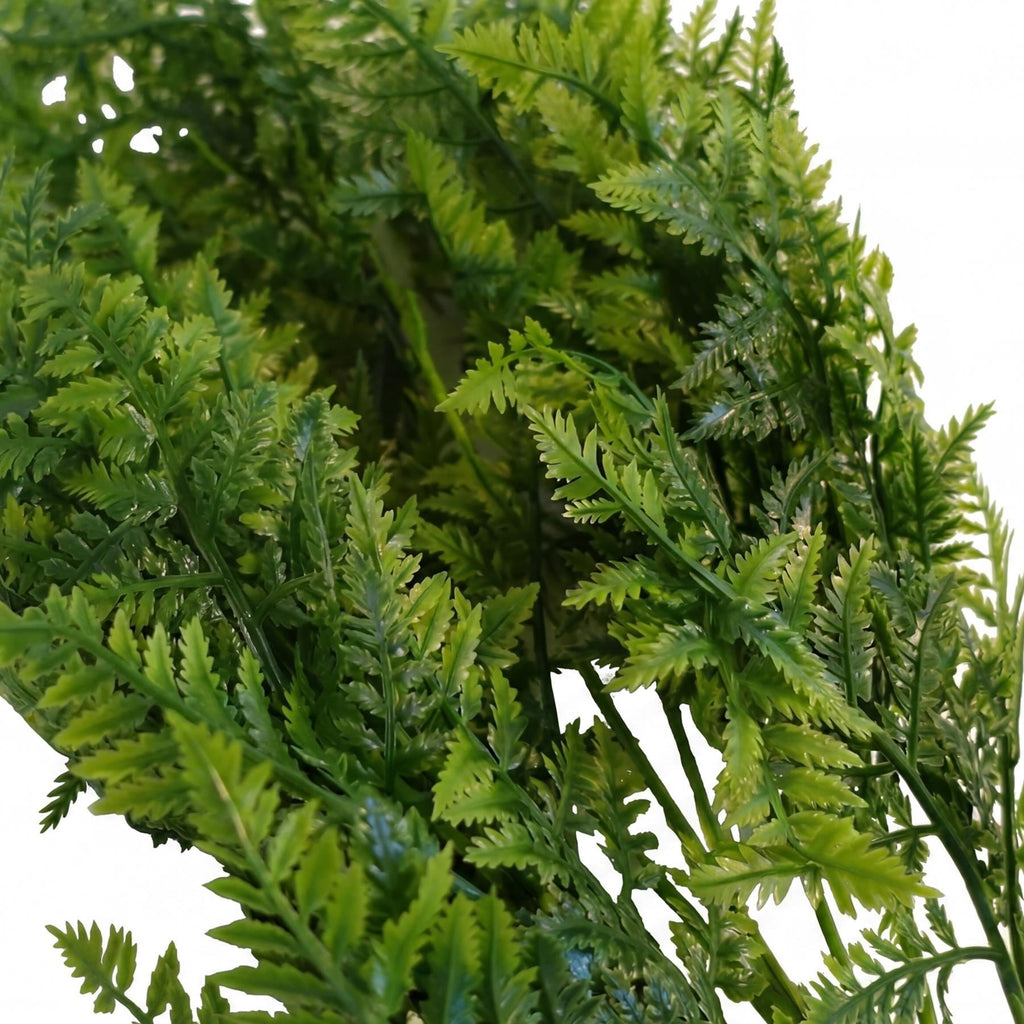 Pack of 6 x 75cm Artificial Fern Foliage Bush Stem