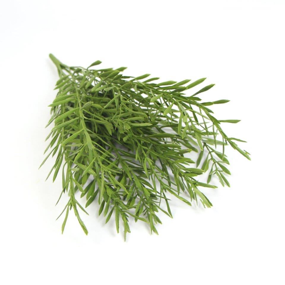 Pack of 6 x 40cm Fire Resistant Artificial Foliage Grass Stem