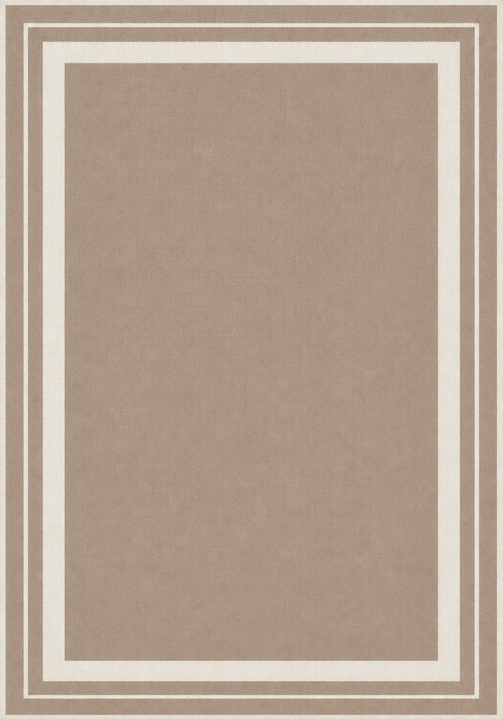 Terrace Border Natural Rug