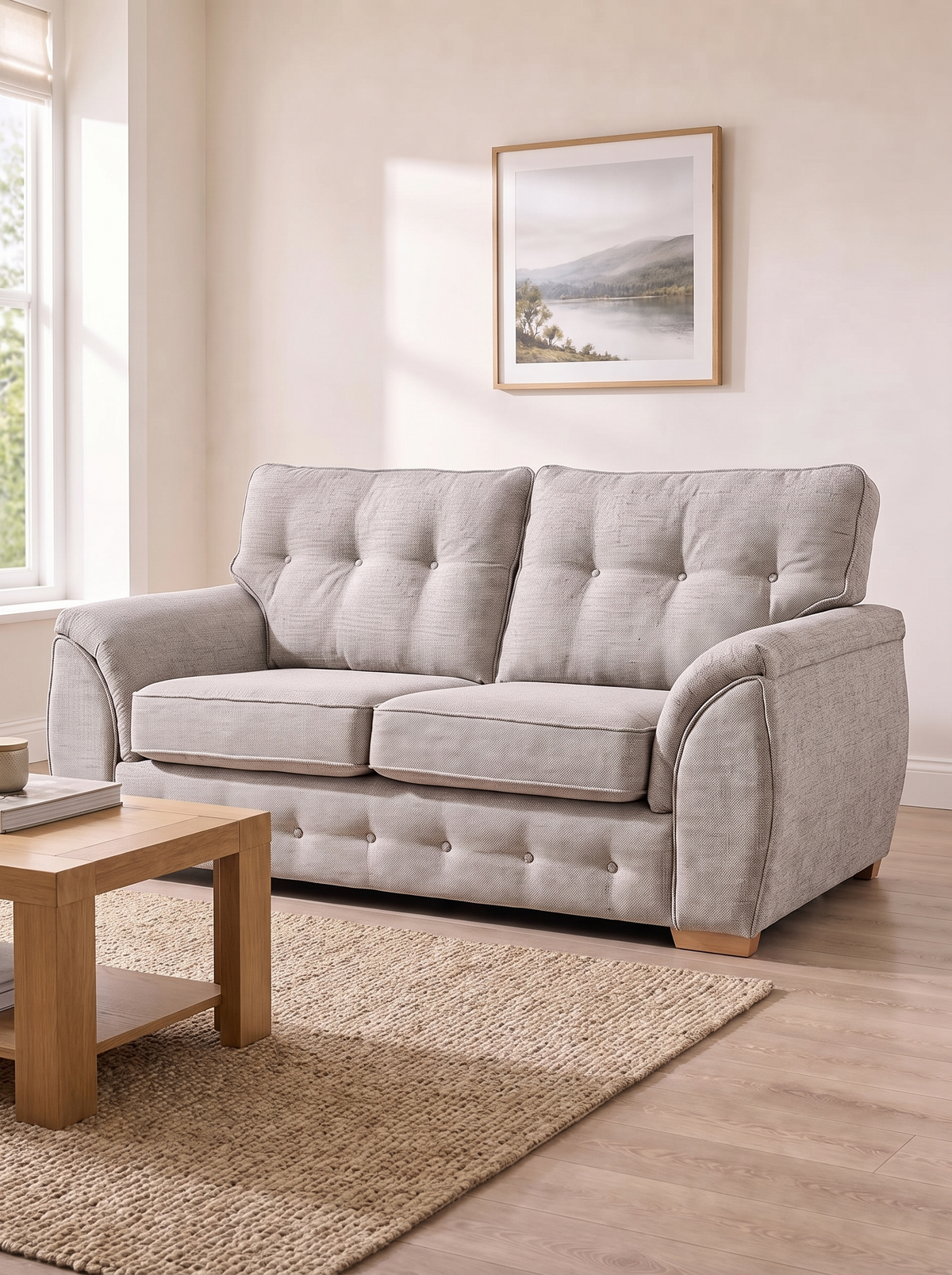 Bella 2 Seater Sofa – in a living room