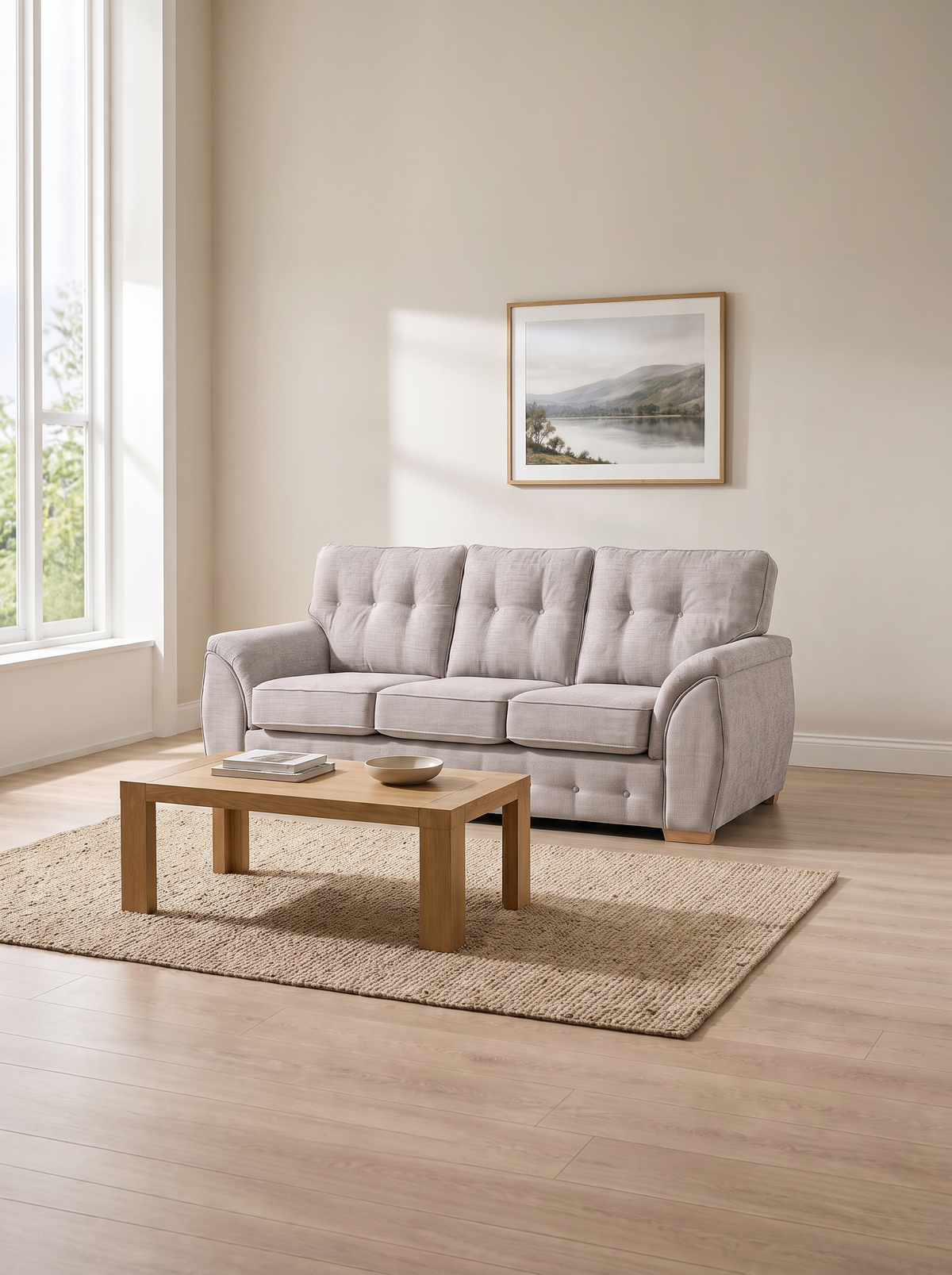 Bella 3 Seater Sofa – in a living room