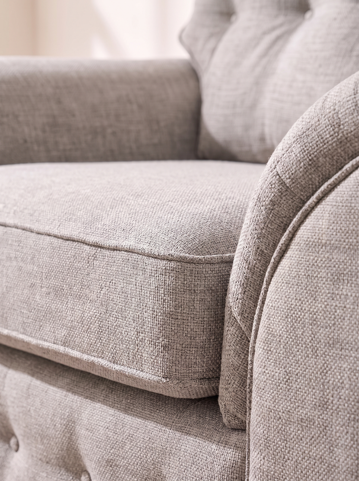 Bella 4 Seater Sofa (Lounger) – fabric close-up