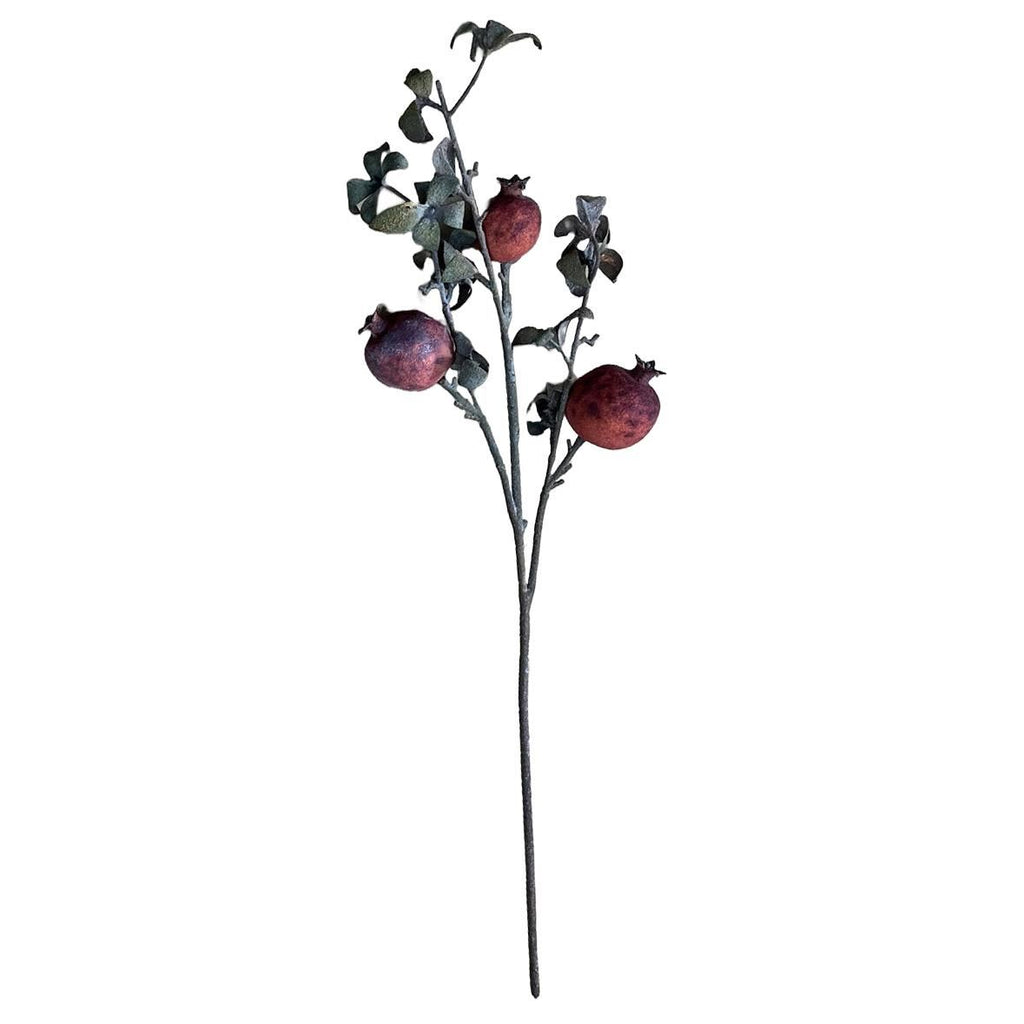 Pack of 6 x 75cm Artificial Pomegranate Stem Artificial