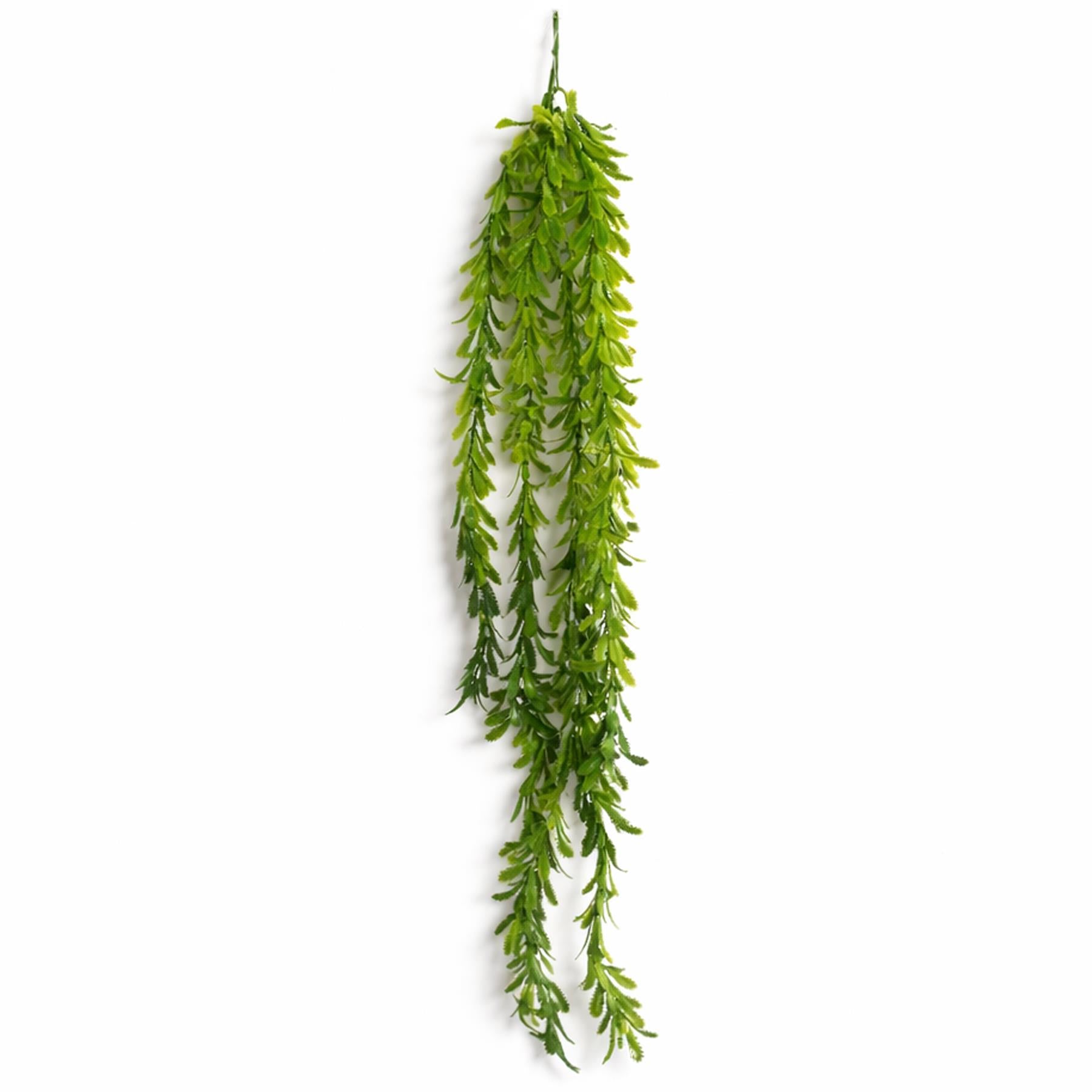 80cm Artificial Trailing Fern Style Hanging Plant Faux Greenery Vine