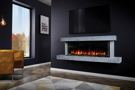 Lomond Slim - Wall Mounted (i2000S) Salina Grey c/w Grey sides 2500mm (98")