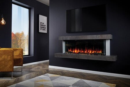 Lomond Slim - Wall Mounted (i1100S) Concrete c/w Grey sides 1600mm (63")