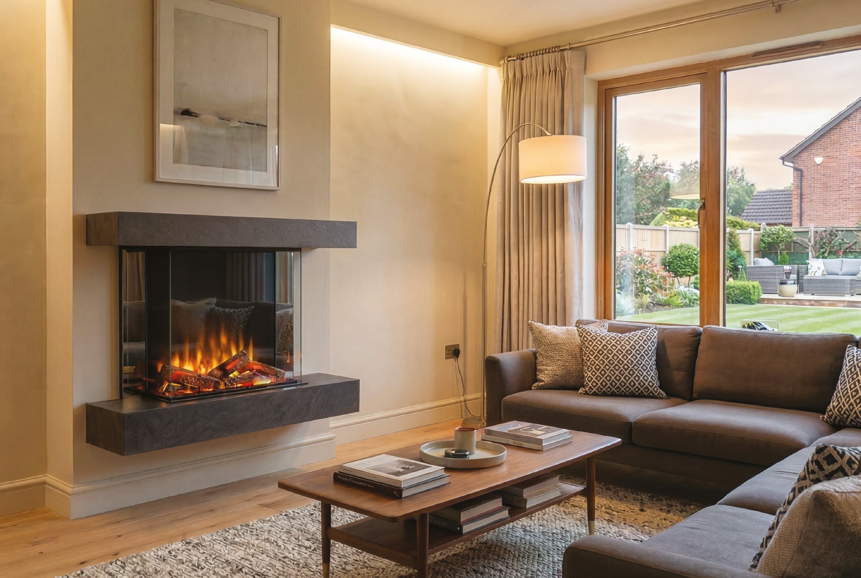 Katell Cento Portrait electric fireplace
