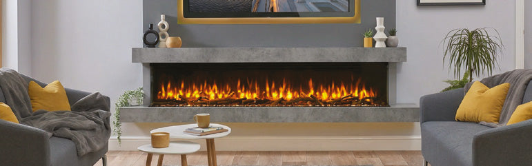 Katell Cento Slim electric fireplace