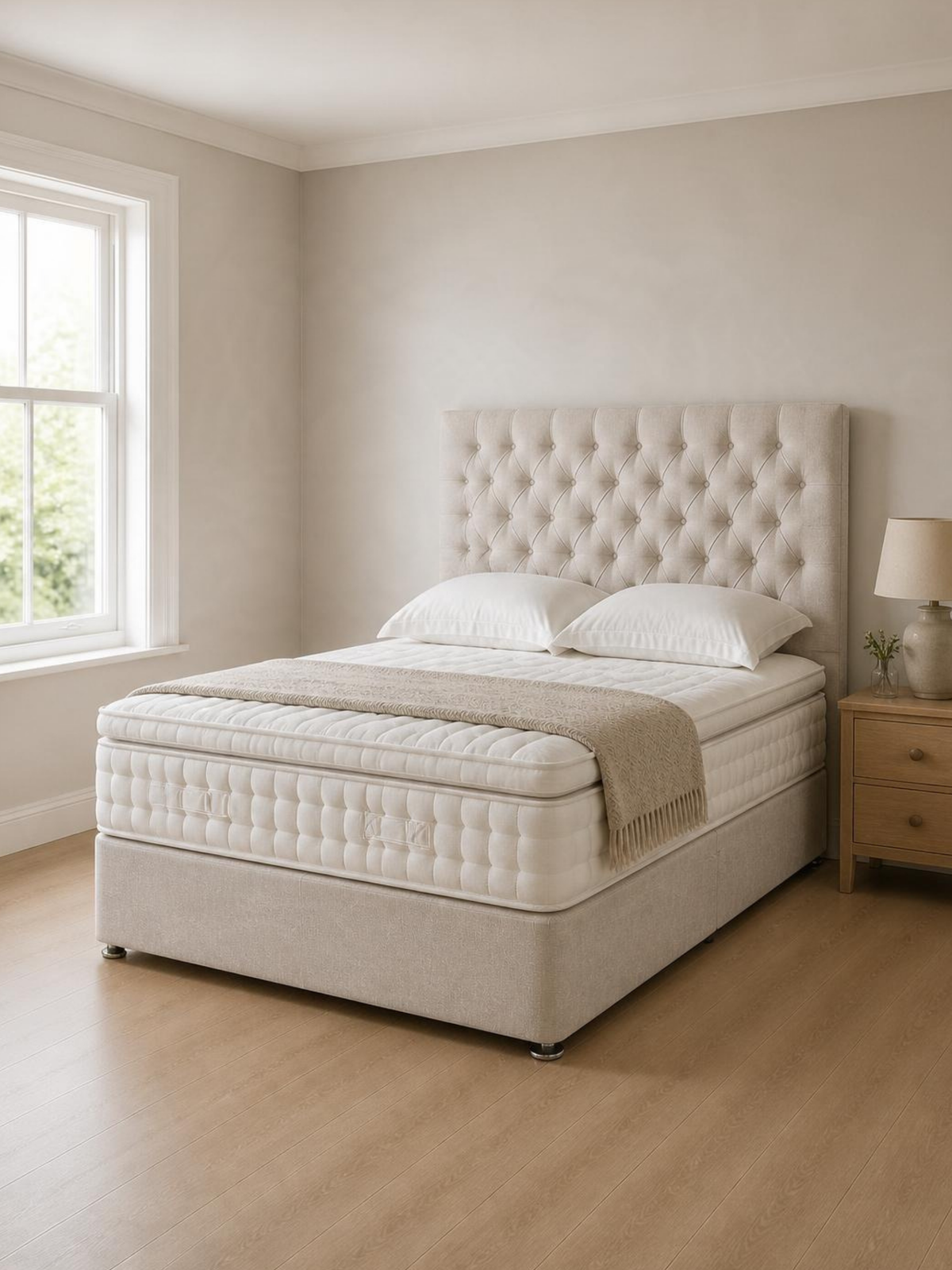 Cleddans 3000 Divan Set – in a bedroom