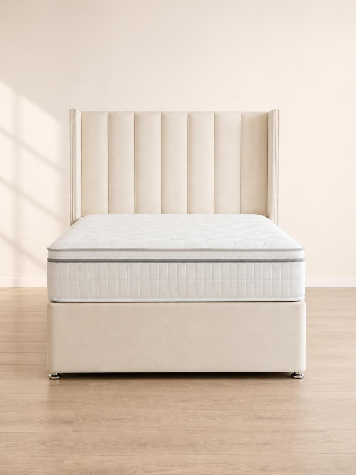 Double 2 Drawer Divan Set – front view