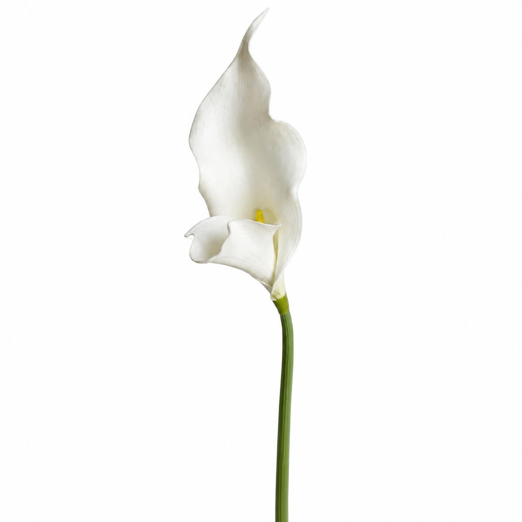 70cm Artificial White Calla Lily Stem