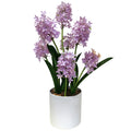 55cm Artificial Hyacinth Purple Artificial Potted