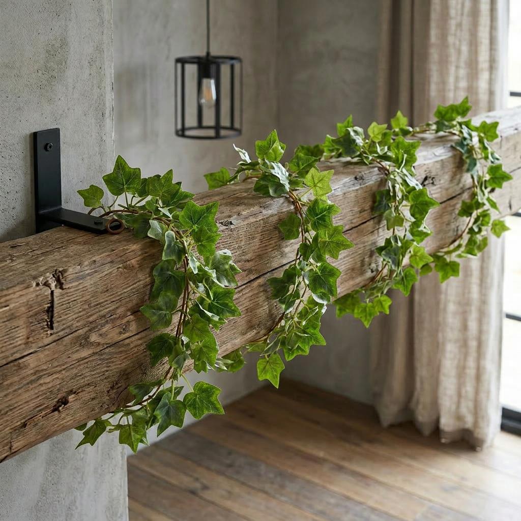 160cm Artificial Ivy Garland Trailing Hanging Plant Faux Foliage - Green