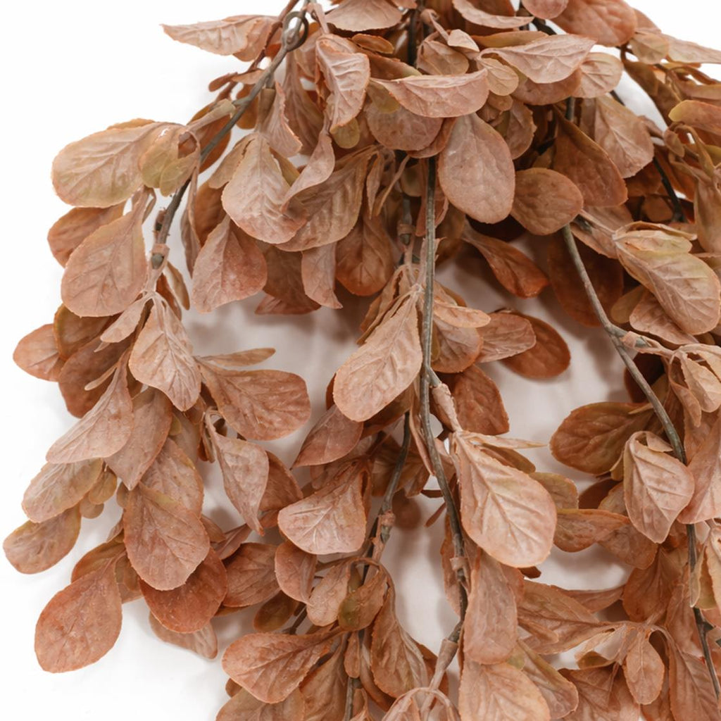 70cm Artificial Trailing Leaf Spray Stem - Dusty Orange
