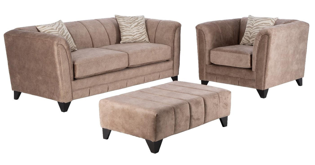 Florida 3 seater sofa and armchair in Dapple Caramel