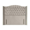 Curve Chesterfield Winged floor standing headboard