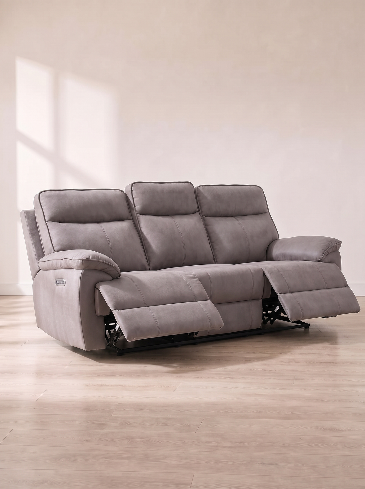 Granada Power Recliner Suite – fully reclined with footrest raised