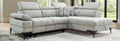Hugo sofa bed sectional with storage in Greige