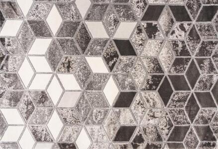 Rug DK Grey & Silver 02071A