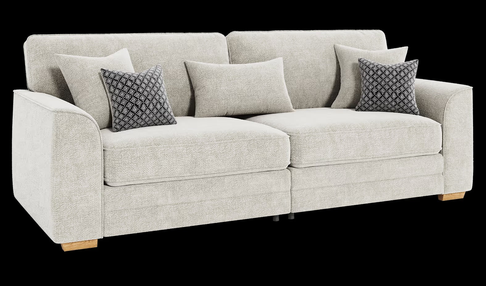 Oliver 4 Seater Sofa - Natural