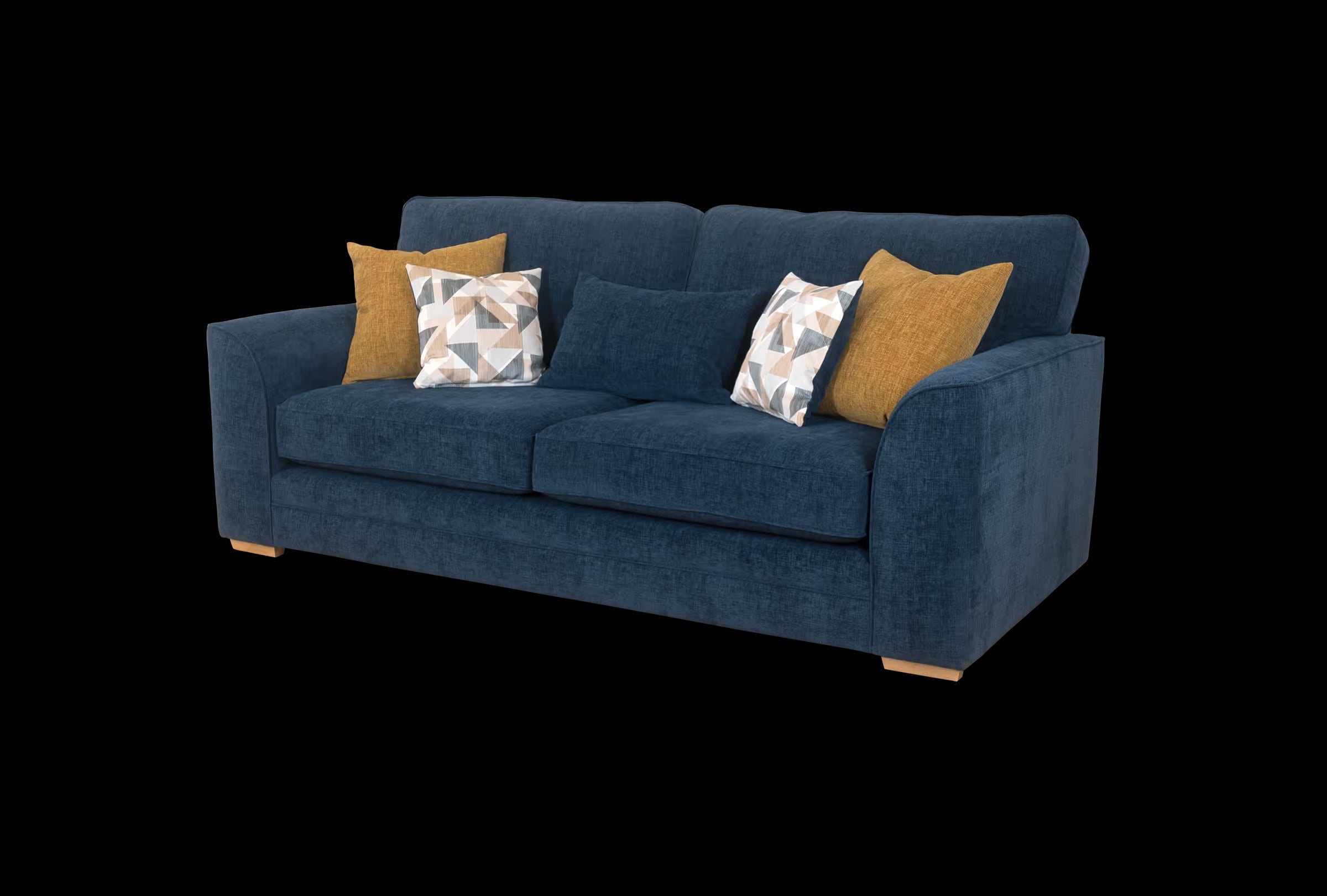 Oliver 3 Seater Sofa - Marine