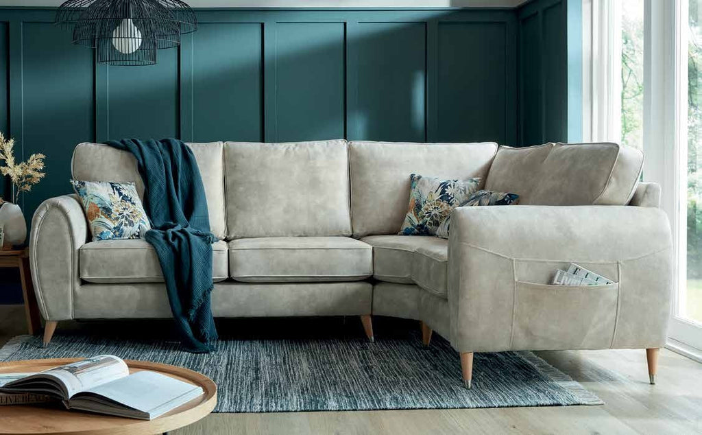 Ivy fabric sofa range in a modern living room