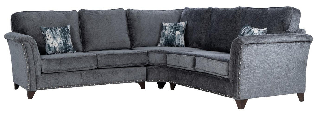 Julia corner sofa in Crush Storm