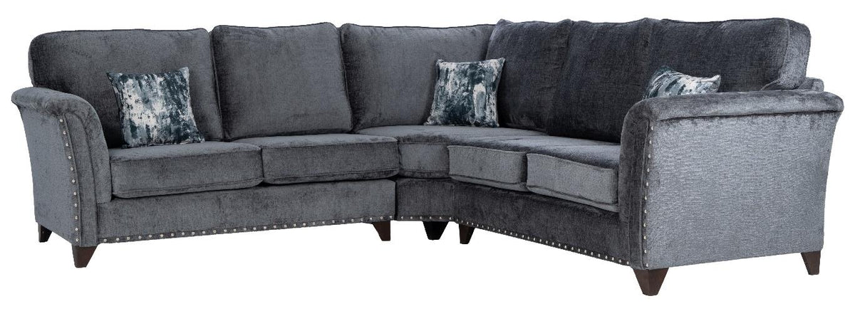 Julia corner sofa in Crush Storm