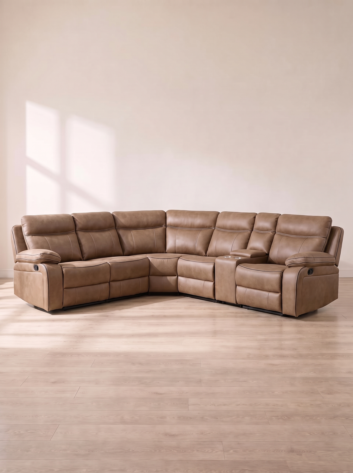 Kendal Corner Modular Recliner Suite – front view