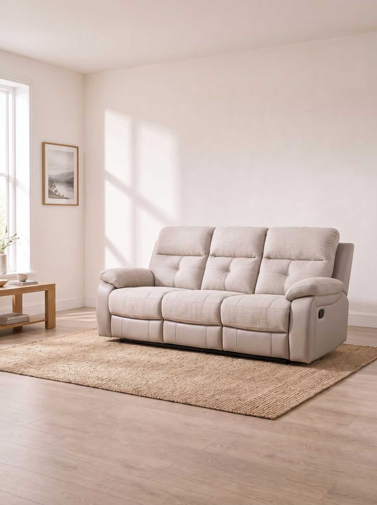 Kinloch Recliner Suite – in a living room