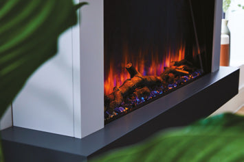 Katell Loreto wall-mounted electric fireplace