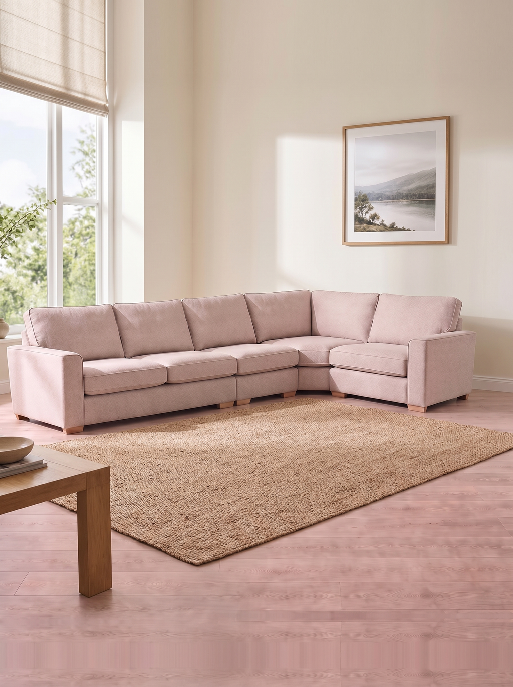 Ludlow 3 Corner 1 Sofa – in a living room