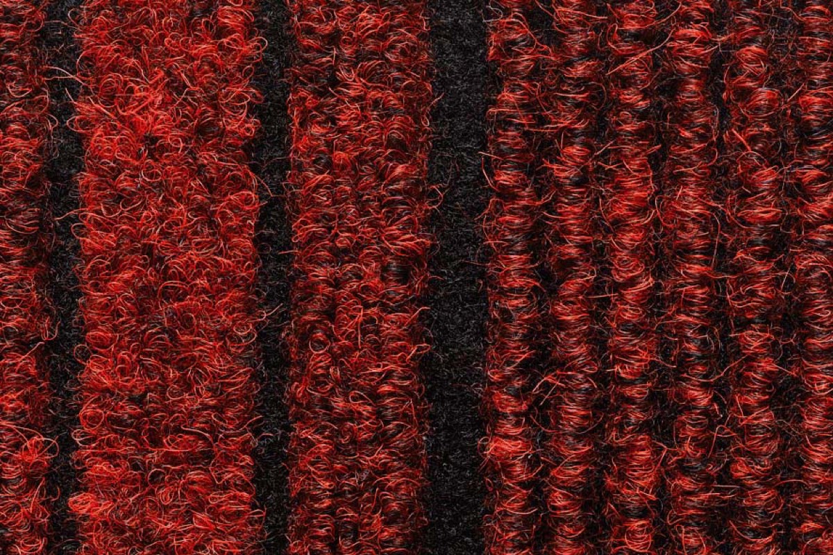 Ballina Red Washable Mat