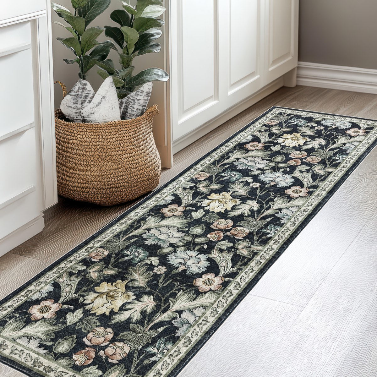 Classics Collection Midnight Florals Rug