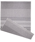 Duo Weave Fine Weave Grey Rug