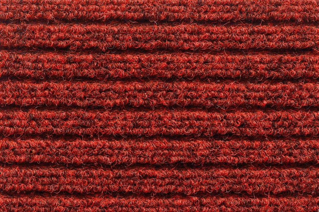 Fairisle Red Washable Mat