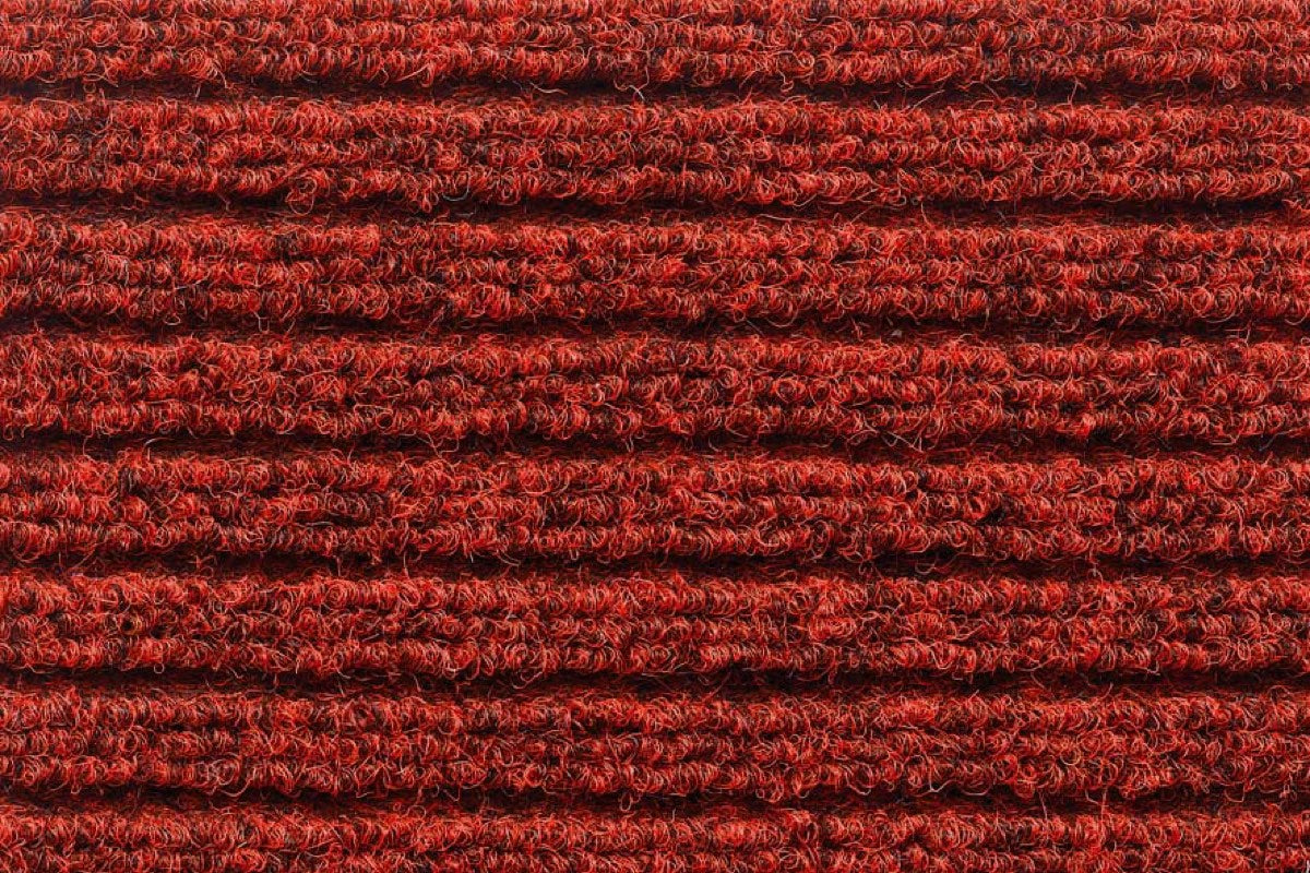 Fairisle Red Washable Mat