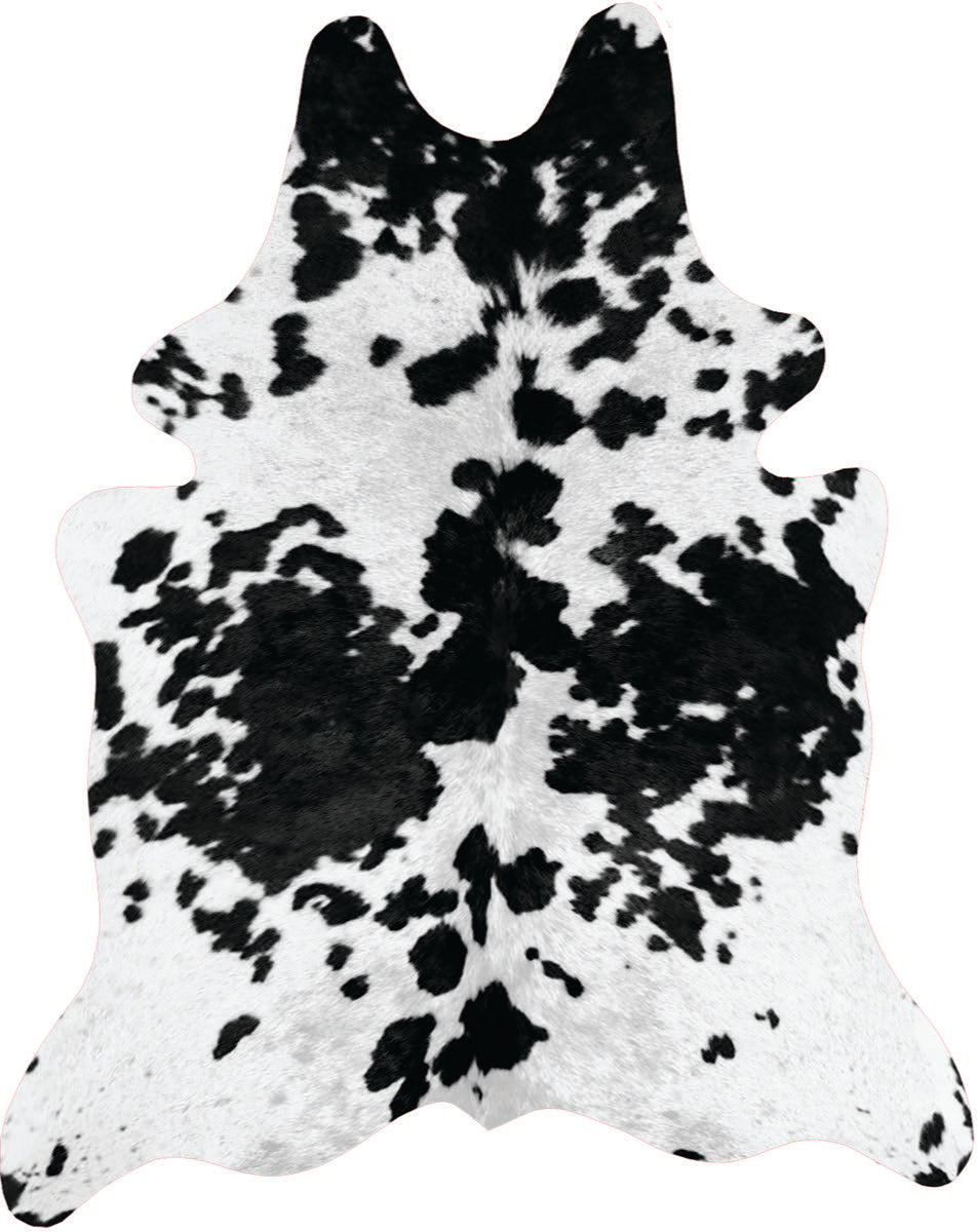 Faux Hides New Black/White Rug