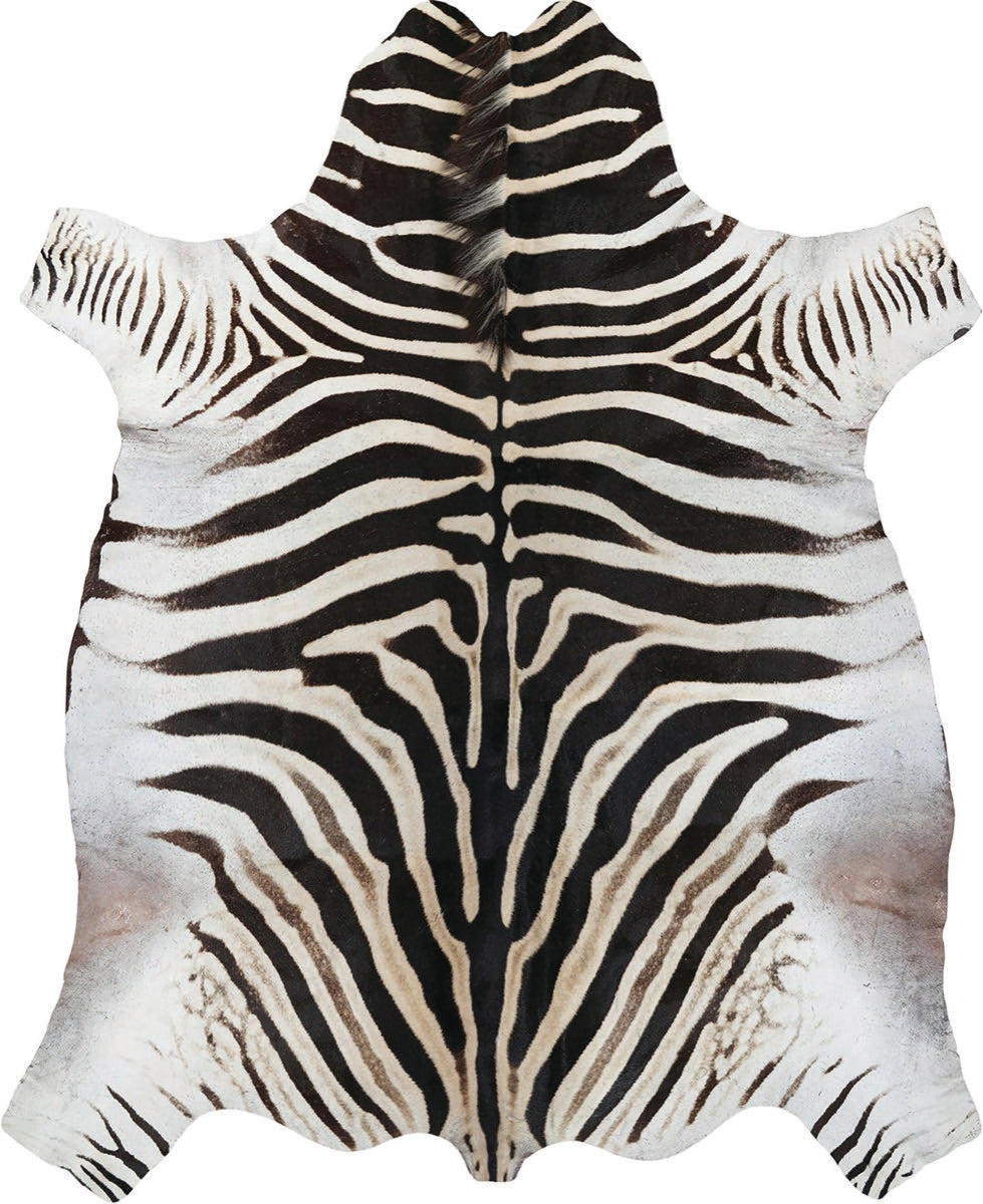 Faux Hides Zebra Rug